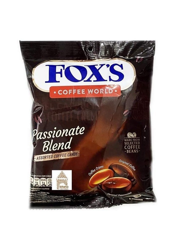 Fox's Coffee World Passionate Blend Assorted Coffee Candy, 3.17 oz - Image 1